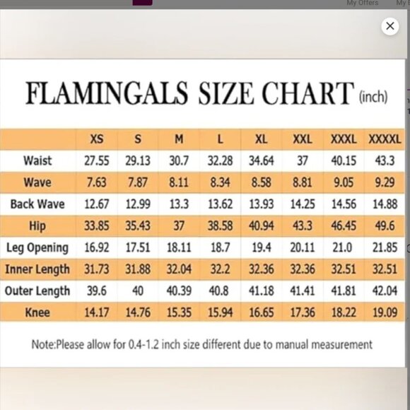 Flamingals Butt Lifting Bootcut Jeans XL stretchy fits GREAT - Picture 12 of 12